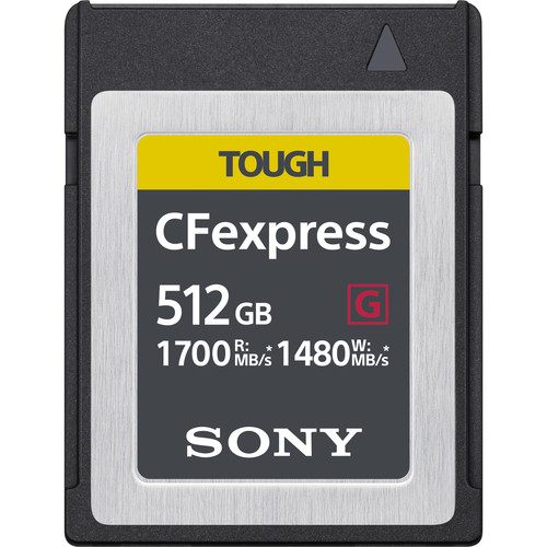 Sony 512GB CFexpress Type B TOUGH Memory Card