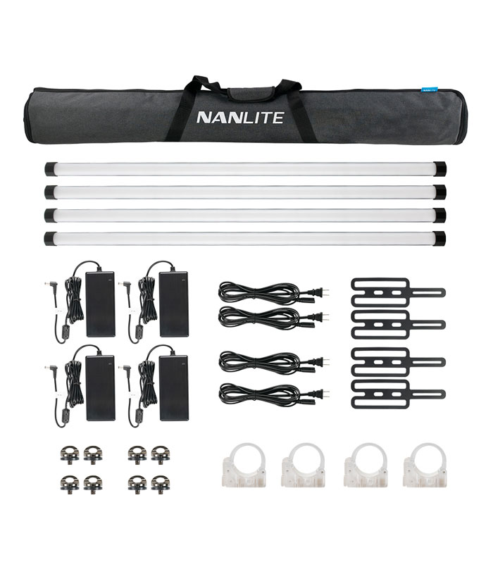 NANLITE Pavotube II 30X 4KIT RGB Tubelight, 32W, 2700K-12000K