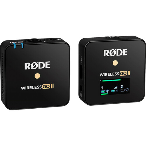 Rode WirelessGOII Single Compact Digital Wireless Microphone System/Recorder (2.4 GHz, Black)