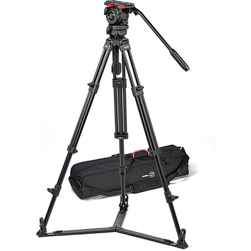 Sachtler 0371A Tripod System with FSB 4 Fluid Head, Aluminum Legs & Ground Spreader (0-4 kg payload)