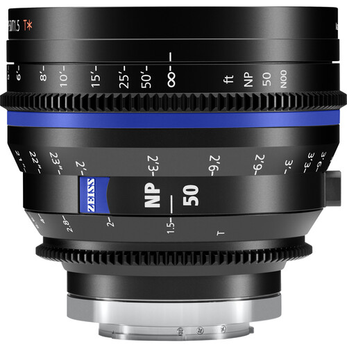 ZEISS Nano Prime 50mm T1.5 Cine Lens - E-mount, Meters