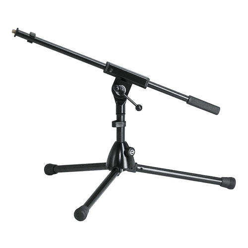 K&M 259/1 Extra low base desktop Microphone stand height 0.28m with boom arm length 0.52m