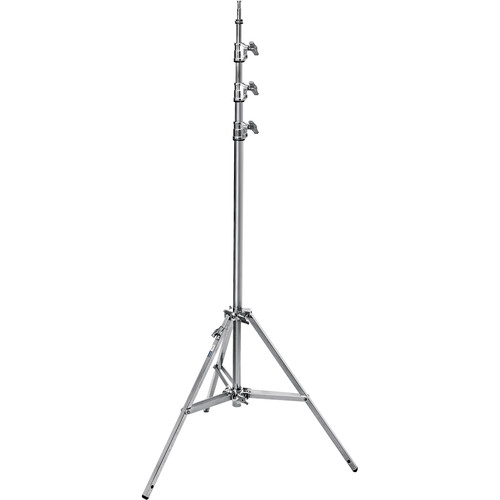 Avenger Baby Steel Stand 45 with Leveling Leg (Chrome-plated, 14.7')