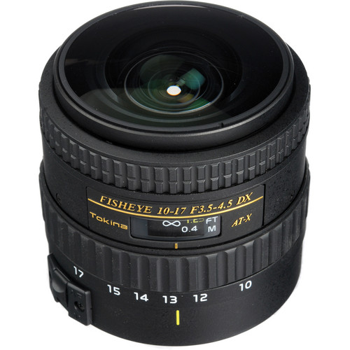 Tokina AT-X 107 AF DX 10-17mm f/3.5-4.5 Fisheye Zoom for Canon