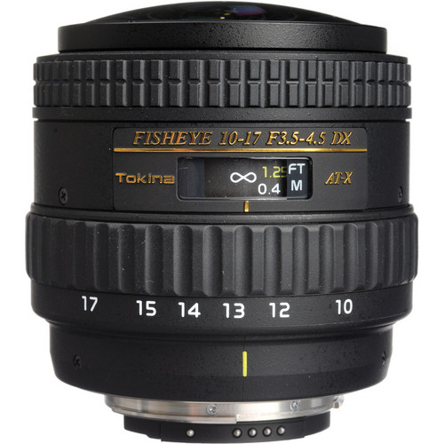 Tokina AT-X 107 AF DX 10-17mm f/3.5-4.5 Fisheye Zoom for Nikon