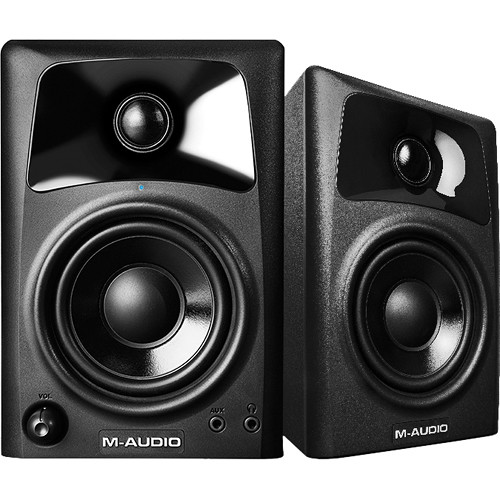 M-Audio AV32 Compact Desktop Speakers for Professional Media Creation (Pair)