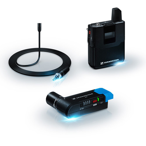 Sennheiser AVX Camera-Mountable Lavalier Pro Digital Wireless Set (MKE2 Lavalier)