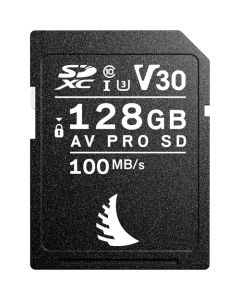 Angelbird AV PRO SD MK2 Card 128GB, UHS-I / V30 / U3 / Class 10, Read:100 MB/s Write:92 MB/s 4k