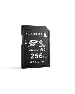 Angelbird AV PRO SD MK2 Card 256GB, UHS-II / V90 / U3 / Class 10, Read:300 MB/s, Write:280 MB/s