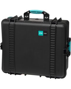 HPRC 2700CW Wheeled Hard Case with Cubed Foam Interior (BLACK) 