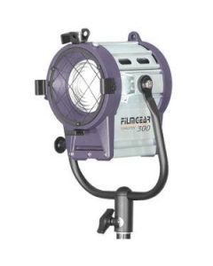 FilmGear 300W Junior Tungsten Fresnel Lamphead with Barndoors (L00300TJ)