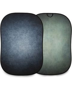 Manfrotto Vintage Collapsible Background (Ink/Sage, 1.5 x 2.1m)