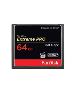 SanDisk 64GB Extreme Pro CompactFlash Memory Card (160MB/s)