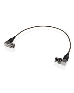 SHAPE SKINNY 90-DEGREE BNC CABLE 12 INCHES BLACK