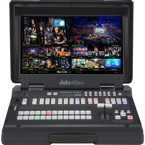 Datavideo 12-Input HD-SDI & HDMI Mobile Streaming Studio with 17.3