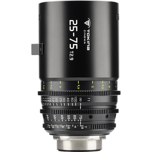 Tokina 25-75mm T2.9 Cinema Zoom Lens (PL Mount)