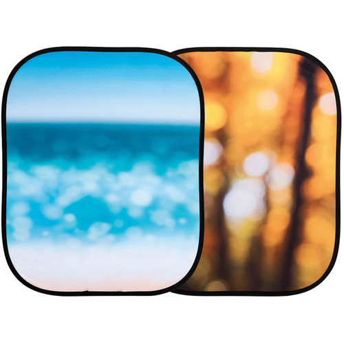 Lastolite Collapsible Background (4x5', Seascape / Autumn Foliage)