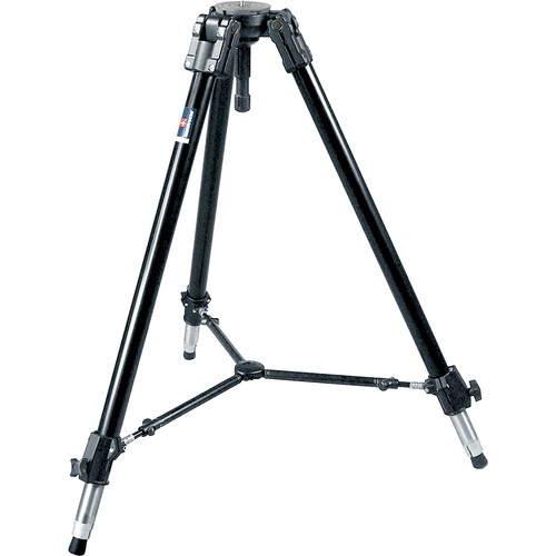 Manfrotto 528XB Heavy-Duty 1-Stage Tripod Legs (Black) - Supports 110 lbs