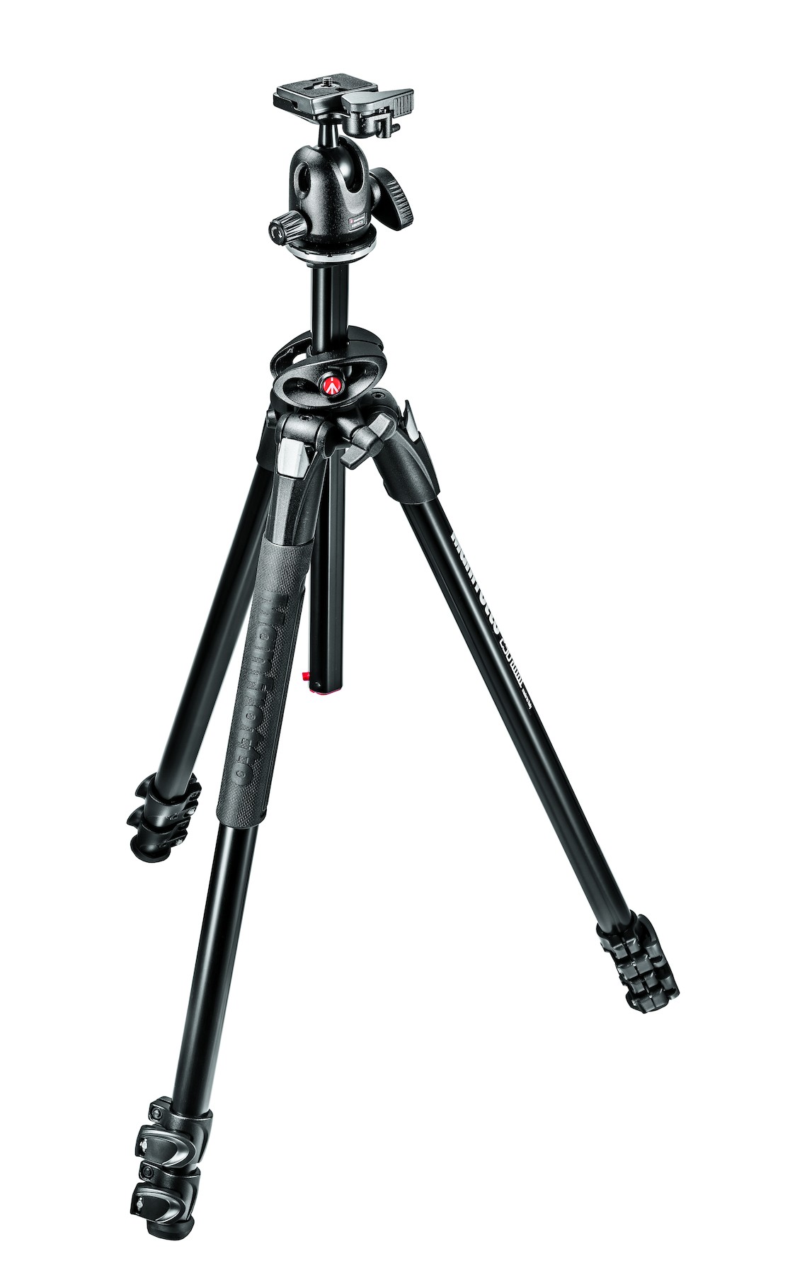 Manfrotto 290 Dual Alu 3-Section Tripod Kit with 496RC2 Ball Head (MK290DUA3-BH)