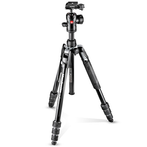 Manfrotto Befree Advanced Travel Aluminum Tripod with Ball Head (Twist Locks, Black)