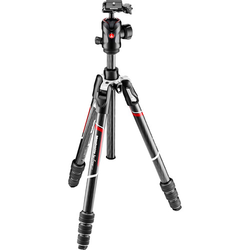 Manfrotto Befree GT Travel Carbon Fiber Tripod with 496 Ball Head (Black)