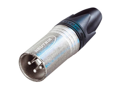 NEUTRIK XLR CABLE CONNECTOR MALE 3POLE