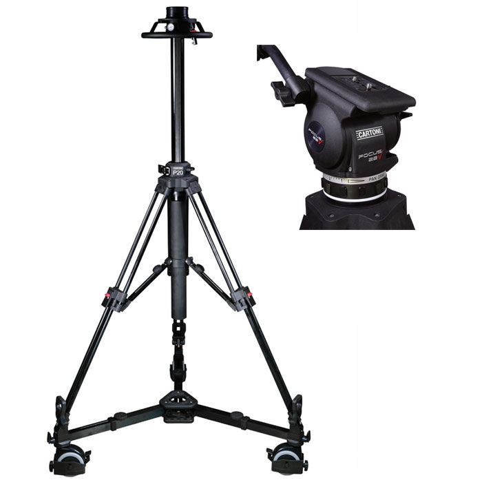 Cartoni P20 Pedestal with Focus 22 Head