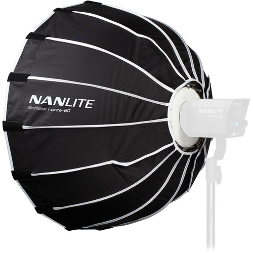 NANLITE Parabolic Softbox of Forza Mount + EC-FMM-60 Grid