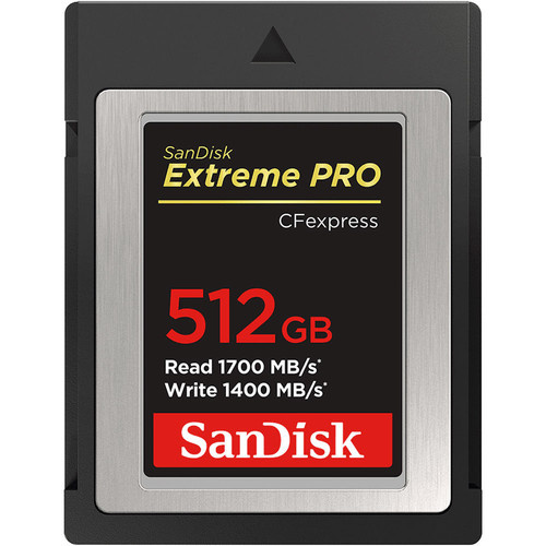 SanDisk CFexpress Extreme PRO 512GB Card Type B