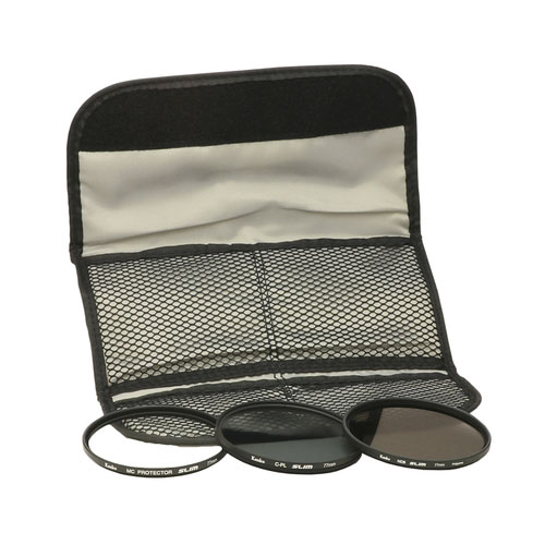 Kenko 52mm SLIM Filter Kit  (MC Protector/C-PL/ND8) 