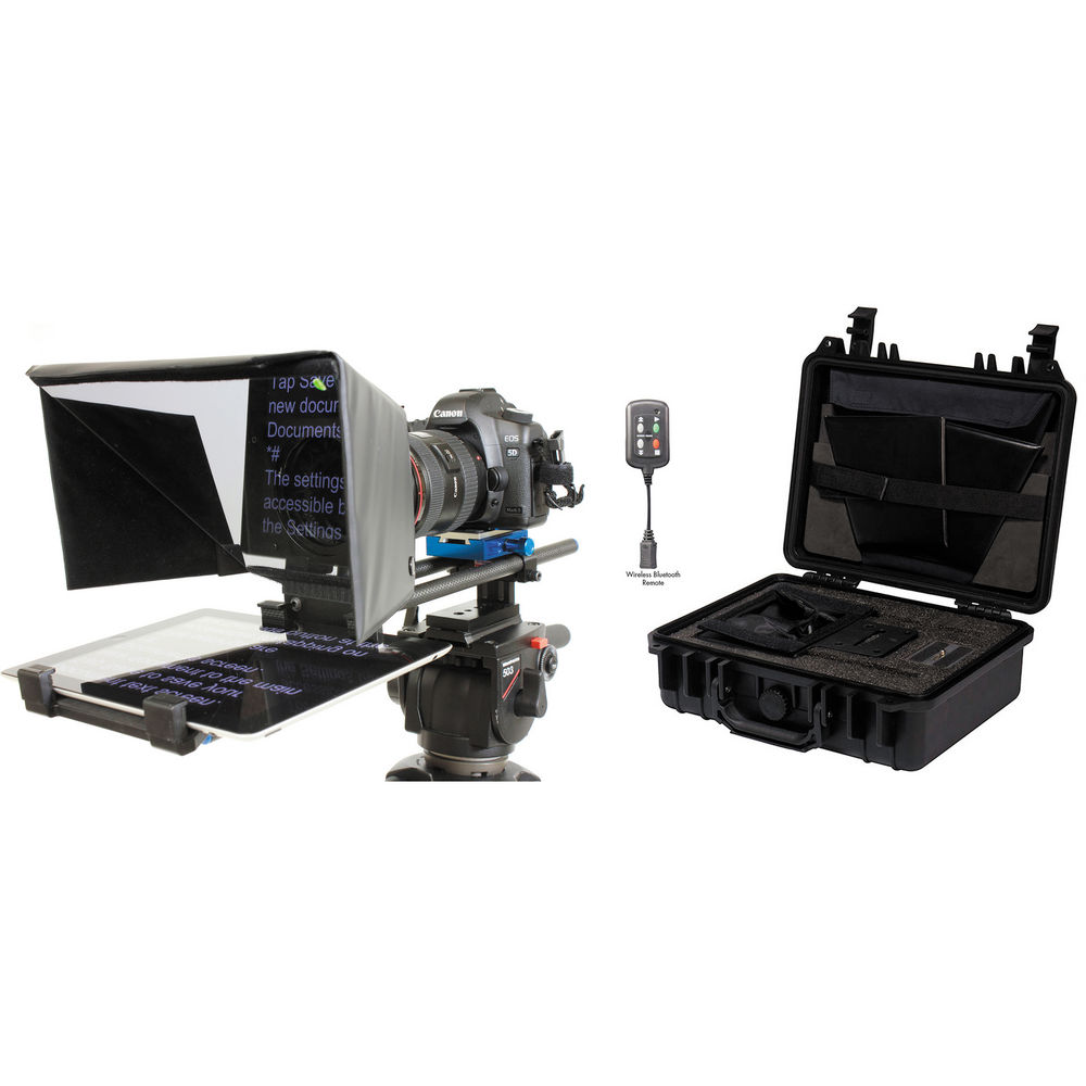 Datavideo TP-500 Teleprompter Kit with Remote Control and Hard Case