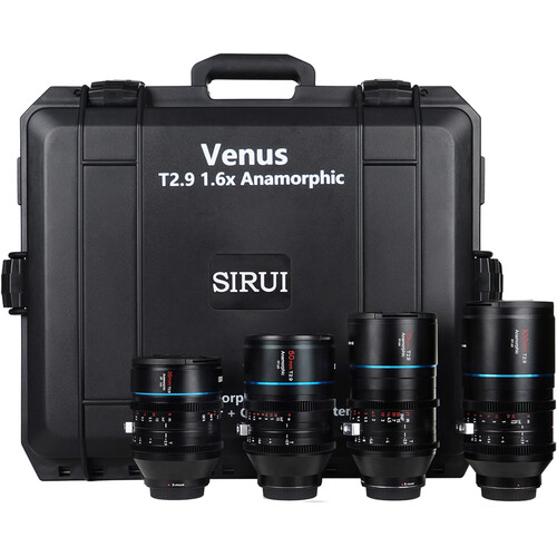 Sirui T2.9 1.6x Full-Frame Anamorphic 4-Lens Set (35/50/75/100mm, E-Mount)