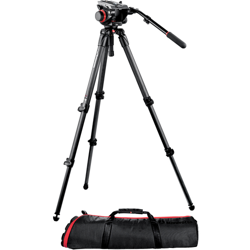 Manfrotto 504HD Head w/535 2-Stage Carbon Fiber Tripod System